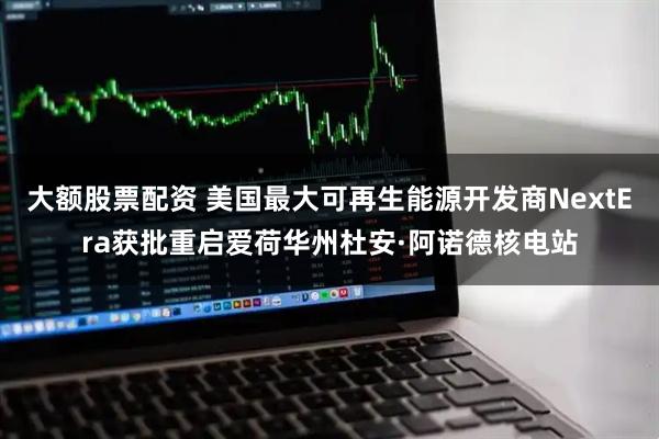 大额股票配资 美国最大可再生能源开发商NextEra获批重启爱荷华州杜安·阿诺德核电站